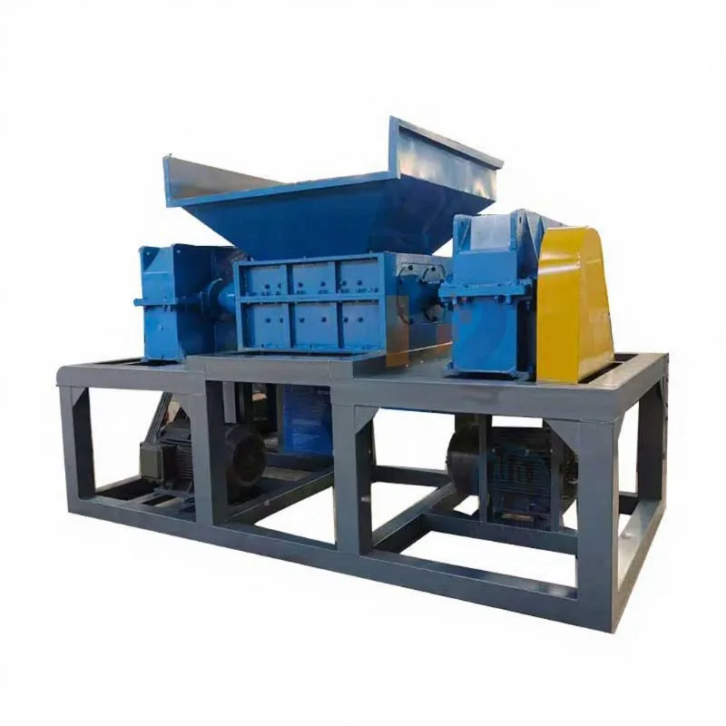 Customized Waste Plastic Crusher Universal Gear Motor Shredder Scrap Tire Metal Plastic Drum Car Shell Shredding Production Line