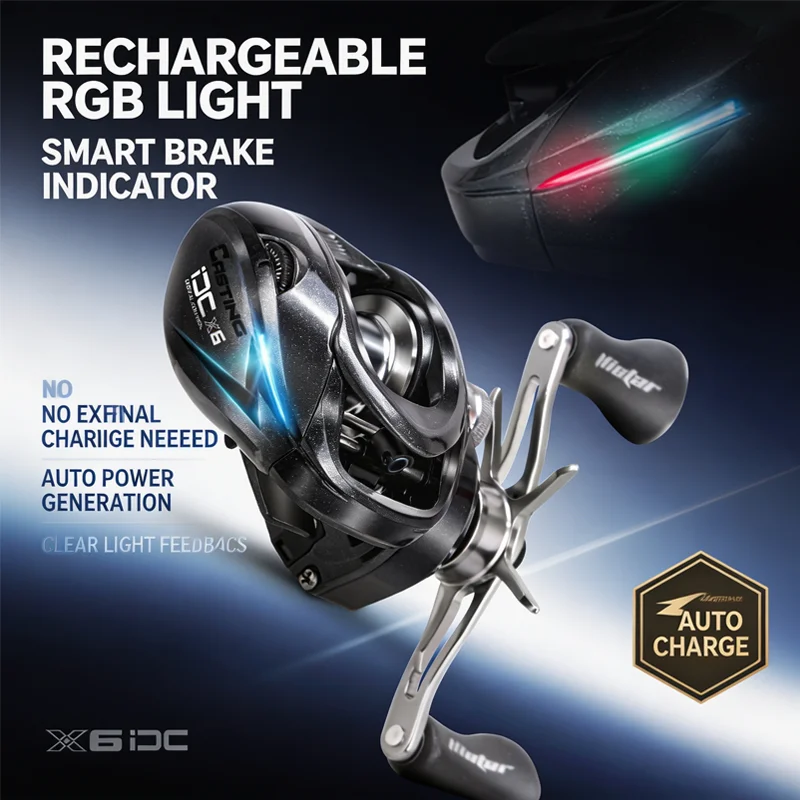 HASIDA X6DC Baitcasting Reel I - Electric Fishing Reel 评论和价格