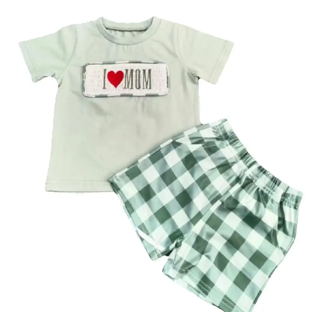 حار بيع الصيف بوتيك ملابس الأطفال الأصفر الكرتون الأسد طباعة طفل صبي وفتاة دعوى شقيقة مجموعة #1