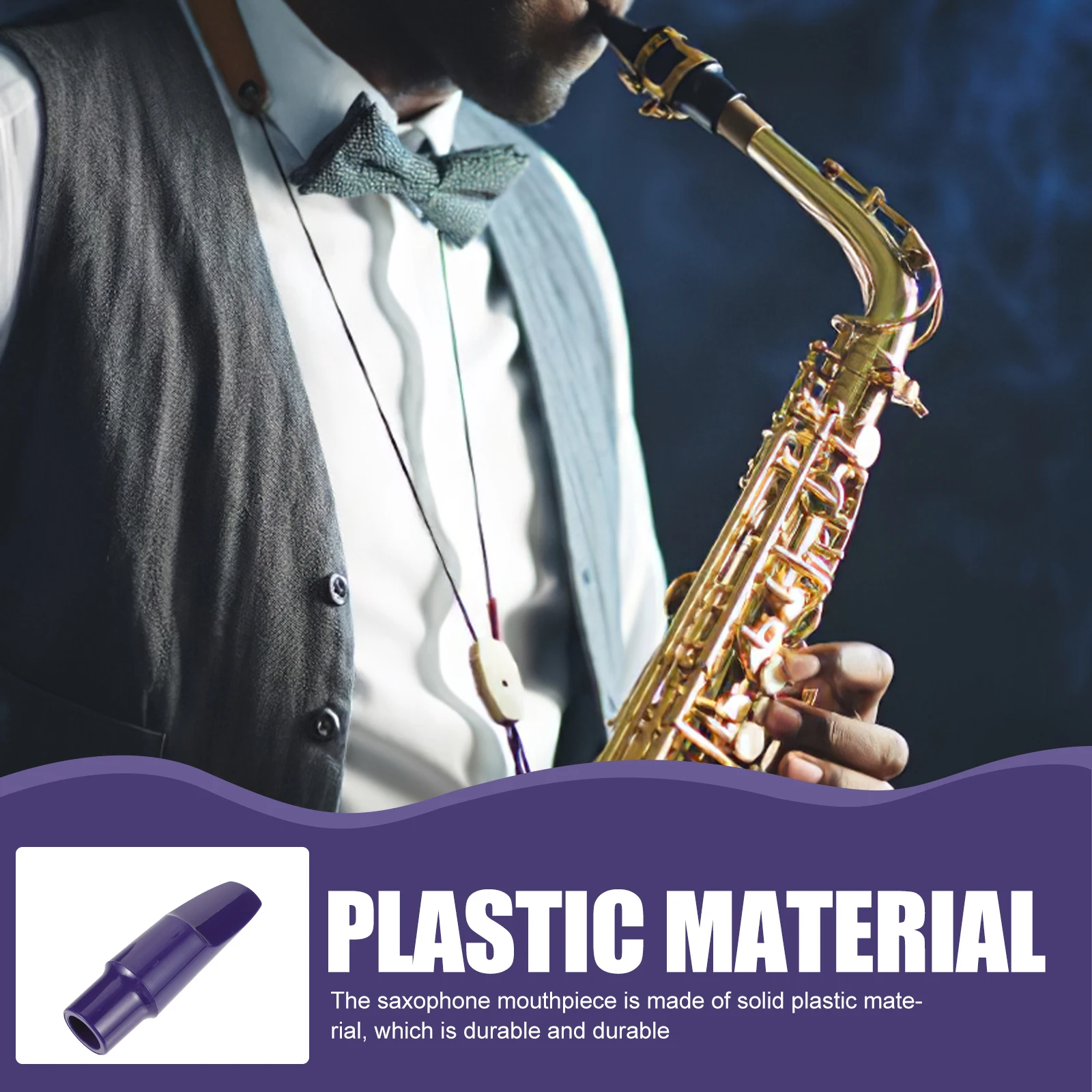 

Saxophone Mouthpiece Accessories Replacement Accessory Musical Useful Alto Parts for Copper Pipe