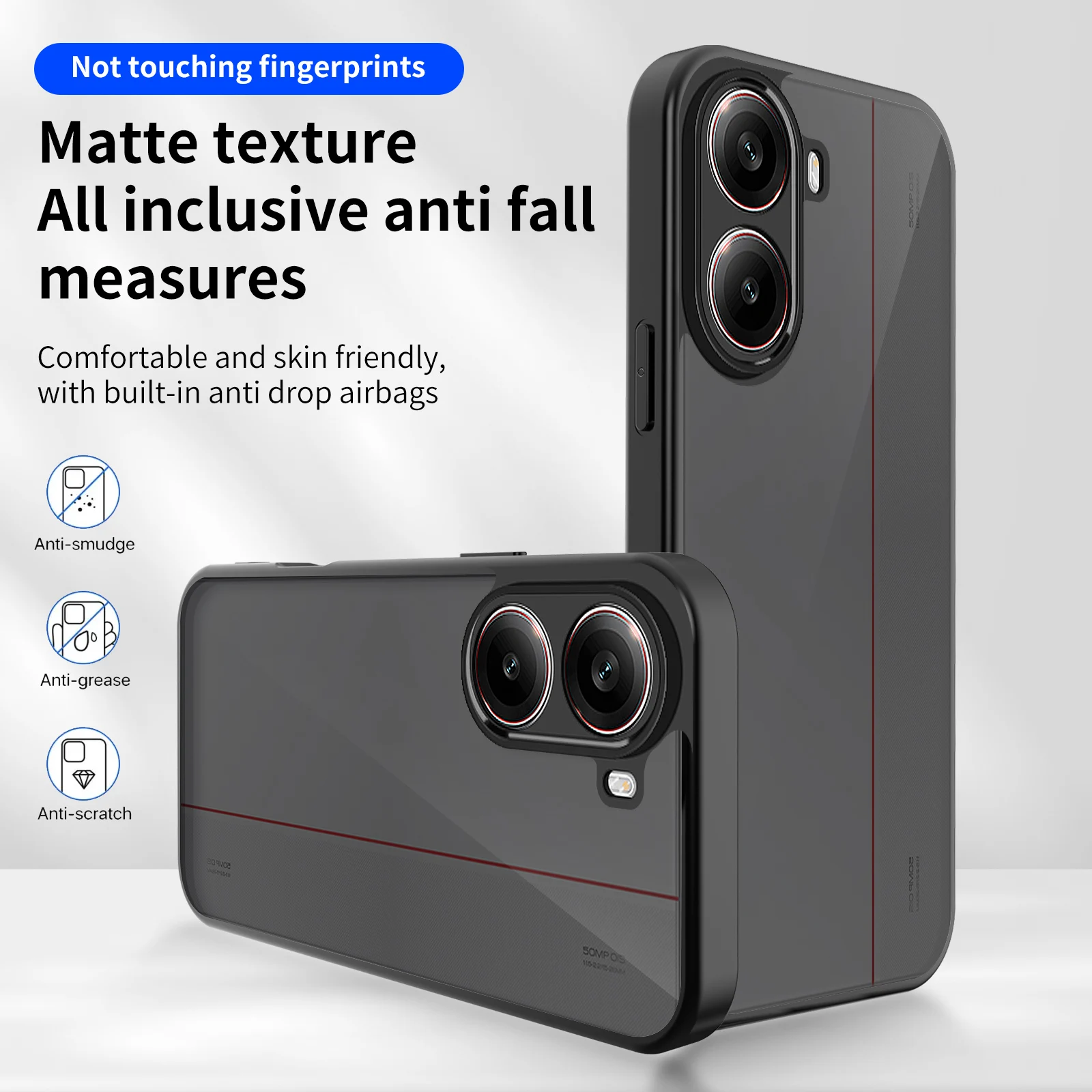 Clear Soft Frame Phone Case for Xiaomi Poco X8 Pro Max X8 Pr
