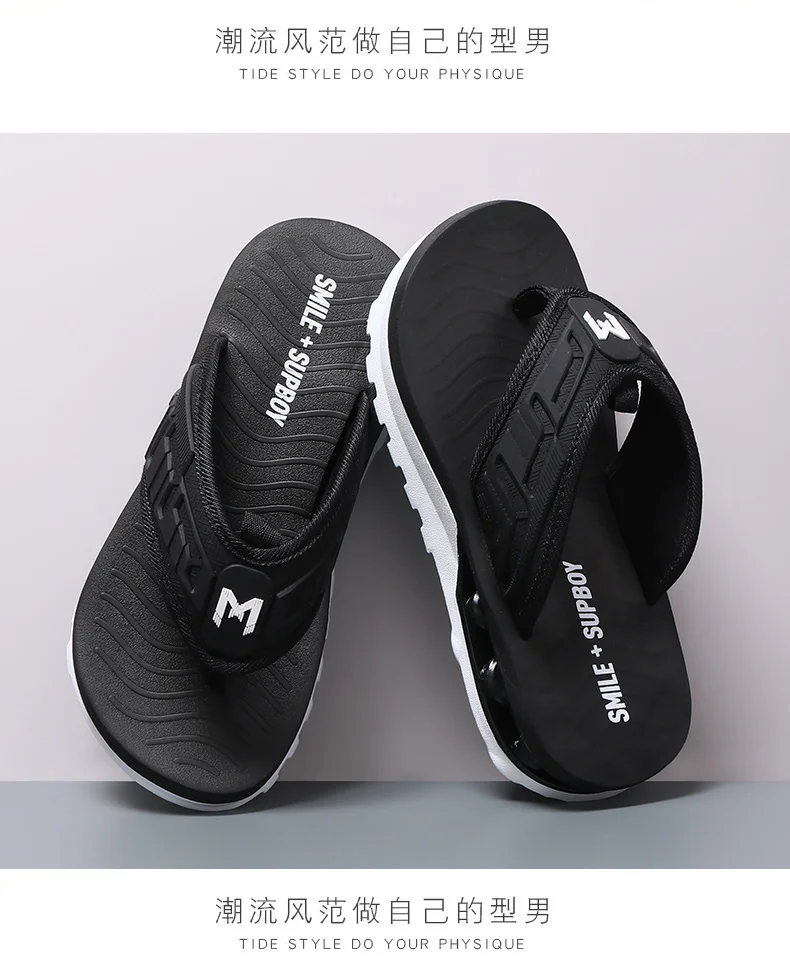 Beliebte Sommer-Mode Bequeme Flip-Flops mit Einzigartigen Sohlen, Stylische Indoor- und Outdoor-Trendige Herren-Flip-Flops – Detail 13