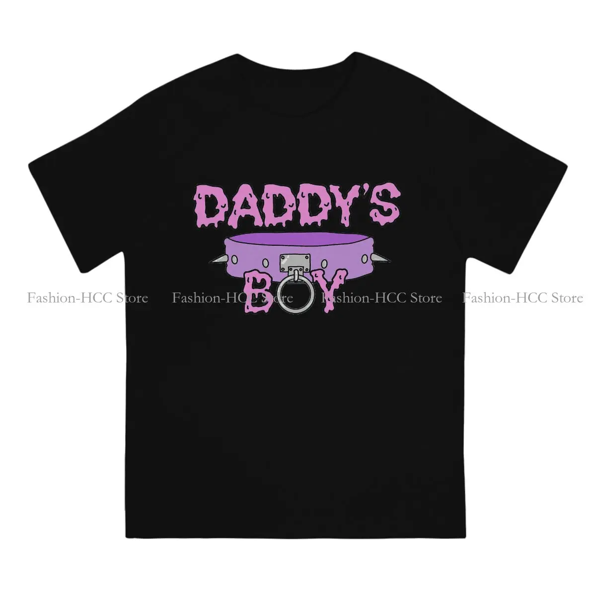 BDSM Polyester TShirts Daddys Boy Personalize Homme T Shirt Funny Clothing