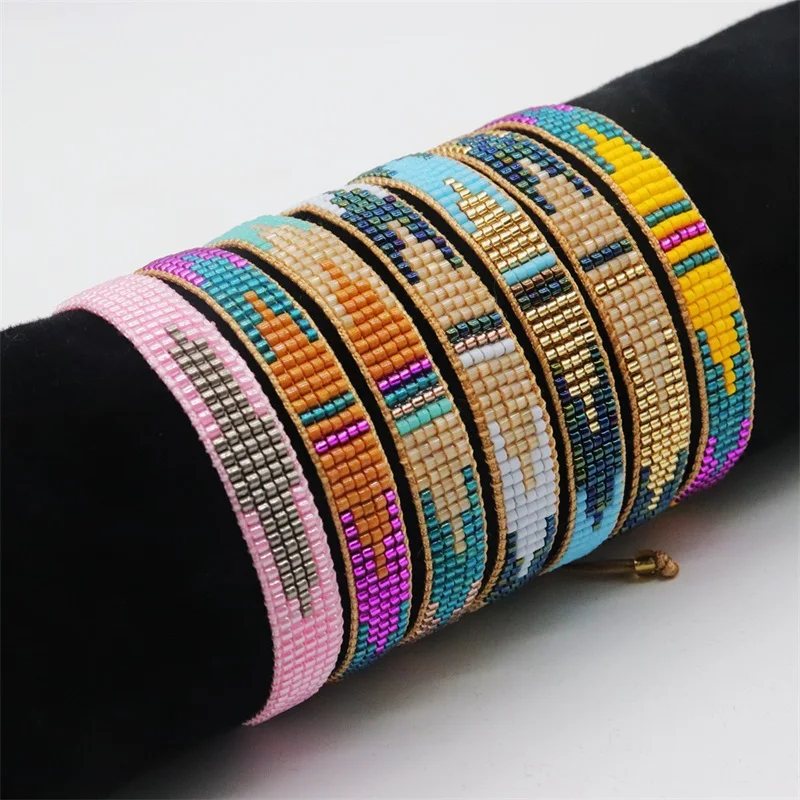 ZHONGVI Miyuki Bracelet For Women bohemia Ethnicity Bracelets Jewelry Bohemian Colorful Pulseras mujer Moda Handmade Jewellery