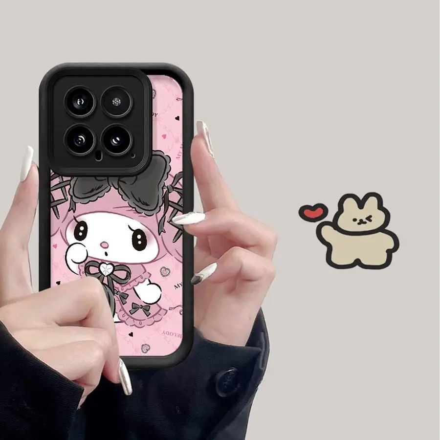 Case for Xiaomi Redmi Note 11 10 13 Pro Plus 9S 12 12S 9 12C 10C 11 Lite Poco X3 NFC Silicone Phone Cover Cute Melody And Kuromi