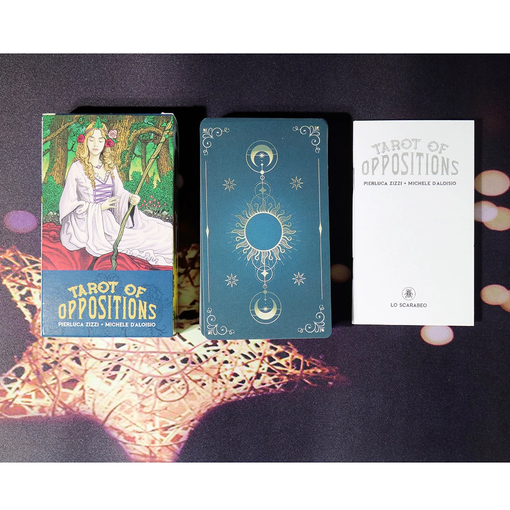 

12CMX7CM Tarot divination of Oppositions Cards.tarot cards with guide book.tarot cards for beginners.tarot deck