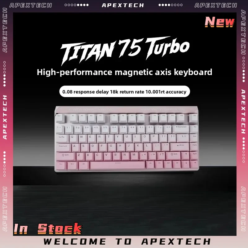 FGG MADLIONS TITAN75 Turbo Magnetic Gaming Keyboard 75 Layout 8000Hz Polling 0.08ms Latency Hot Swappable RGB Pro Player Choice