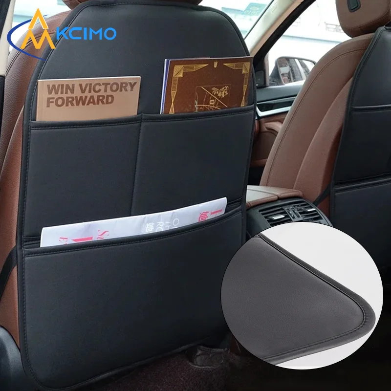 

Premium All-Season Car Seat Back Protector, Sponge Filled Kick-Proof Pad, Waterproof Anti-Slip Seat Cover Accessory