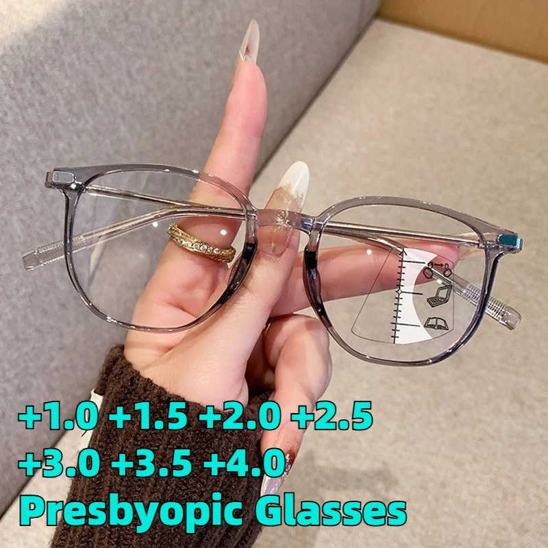 

Новые мультифокальные очки для чтения 2026 года с защитой от синего света, унисекс, ультралегкие, комфортные, диоптрии от +1.0 до +4.0