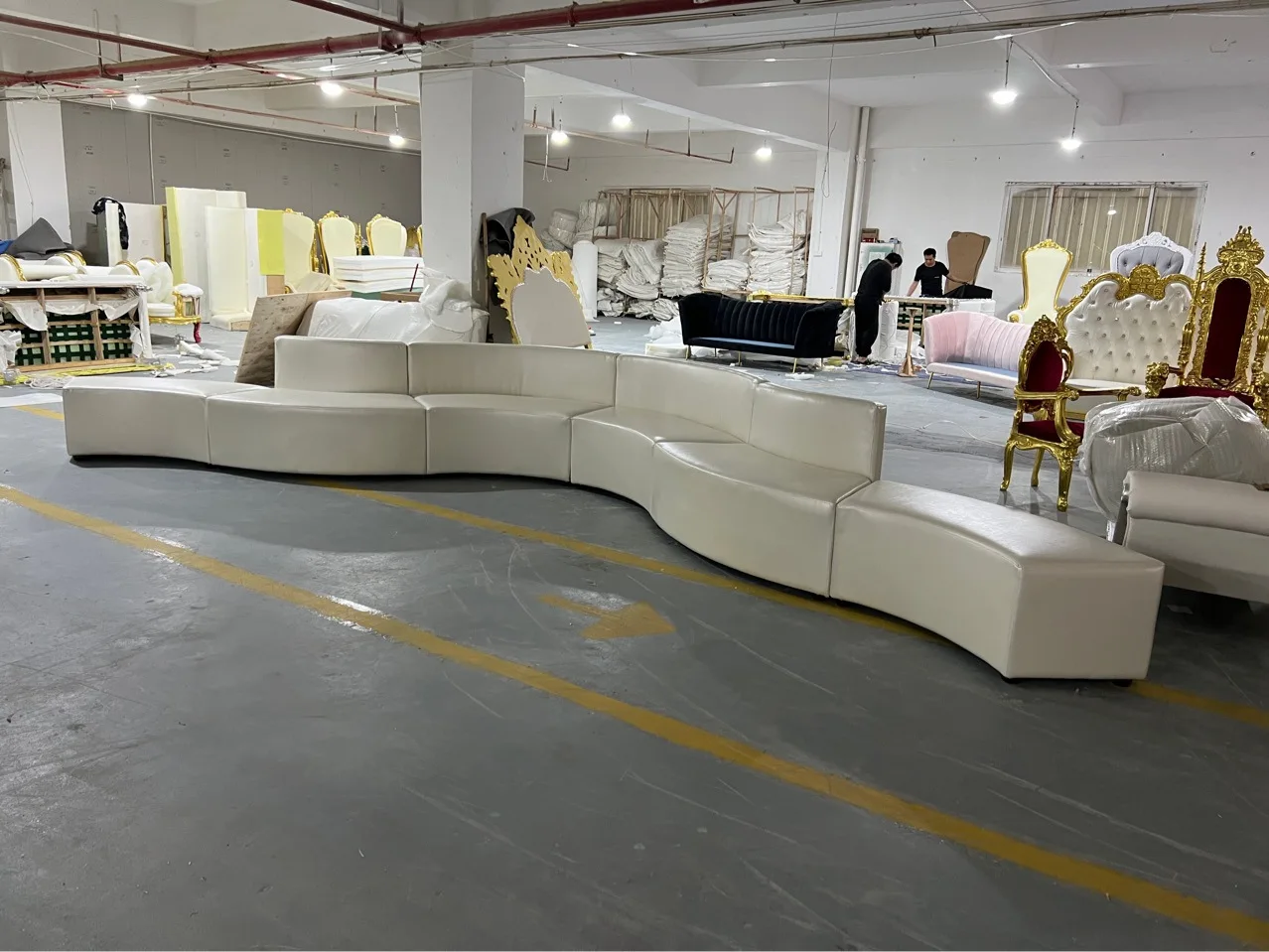 

Hotel lobby sofa high value soft sofa hospitality reception area