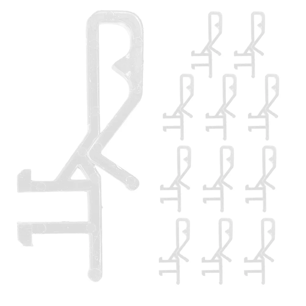 

12Pcs Transparent Valance Clips for Vertical Blinds Easy to Use Ideal for Home and Office Settings Valance Clips