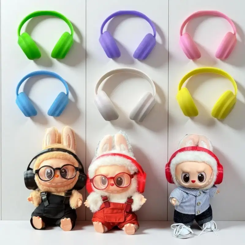 

Mini Plastic Earphone For 17cm Doll Headset Decoration Headphone Fashion DIY Doll Accessories Gift