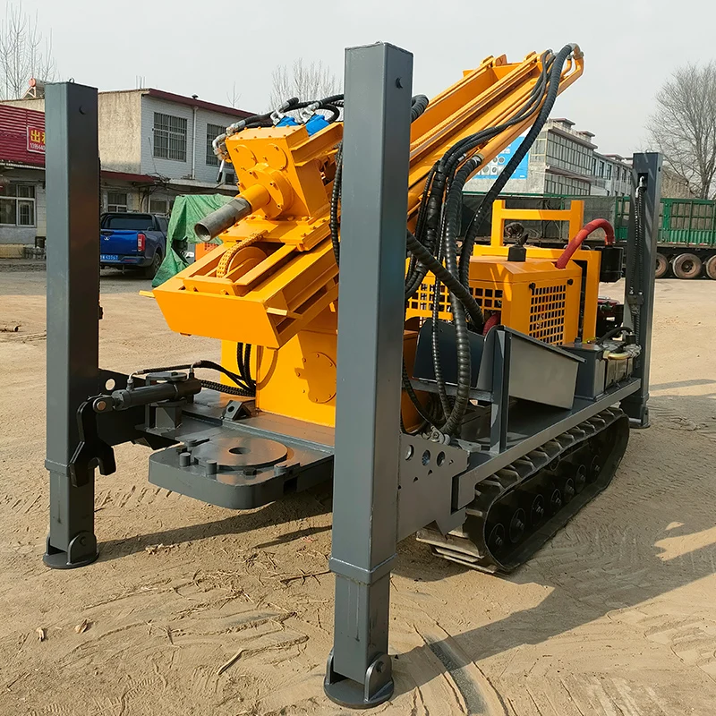 

Customized 200m Hydraulic Crawler Drill Fast Borehole Diesel Deep Well Water Well Drilling Rig
