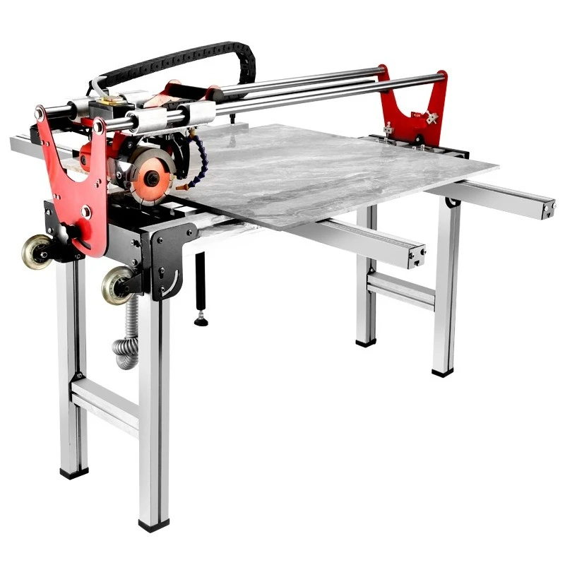 automatic electric desktop tile cutting machine multi-function with remote control 45 degree chamfer stone edging machine