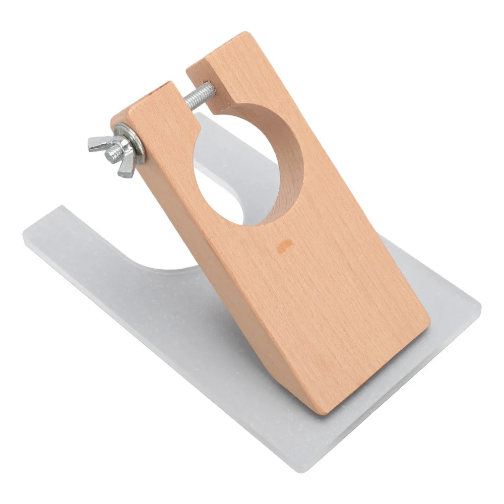Solid Wood Base Rug Tufting Carving Guide Acrylic Easy Install Design Carpet Trimmer Shearing Guide Rug Trimmer Guide Holder