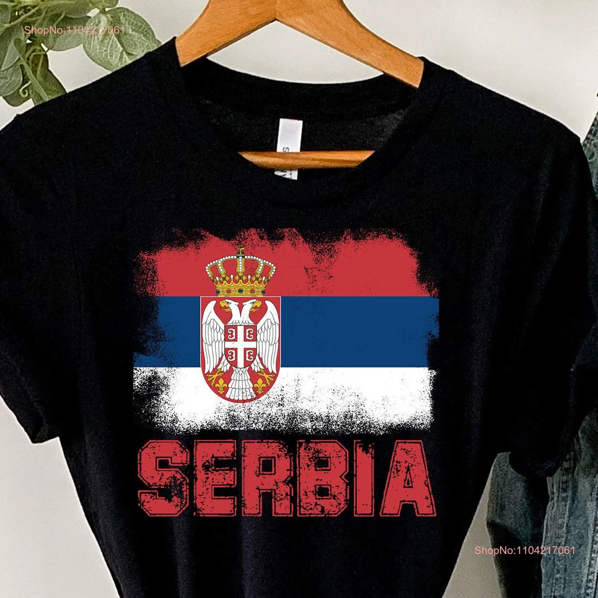 SERBIA T Shirt Serbian Souvenirs American Pride Beograd Novi Sad long or short sleeves