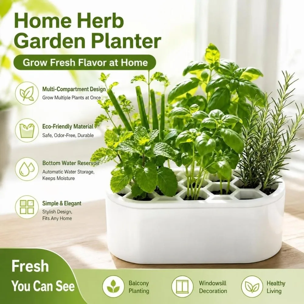 Breathable Plastic Hydroponic Growing Kit Honeycomb Basket Fixed Lid Hydroponic Planting Pot Multi-Hole Design