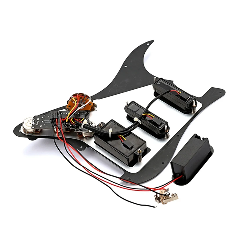humbucking pickup Passive To Active Lace Sensor Loaded Pickguard-Black,SSH Active Guitar Pickup Kit