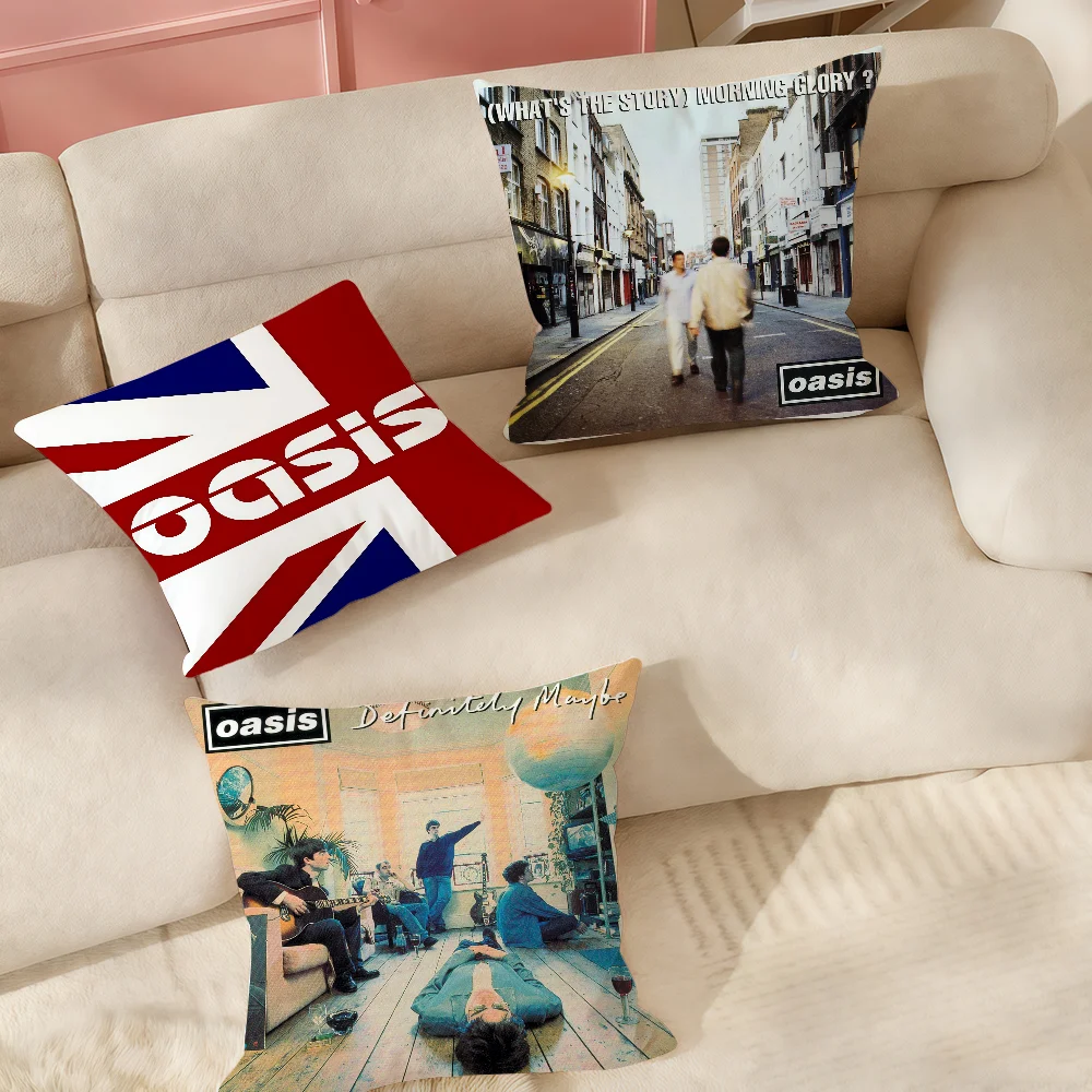 O-Oasis-Band Pillow Case Suitable For Bedrooms Living Rooms Cars Home Decoration