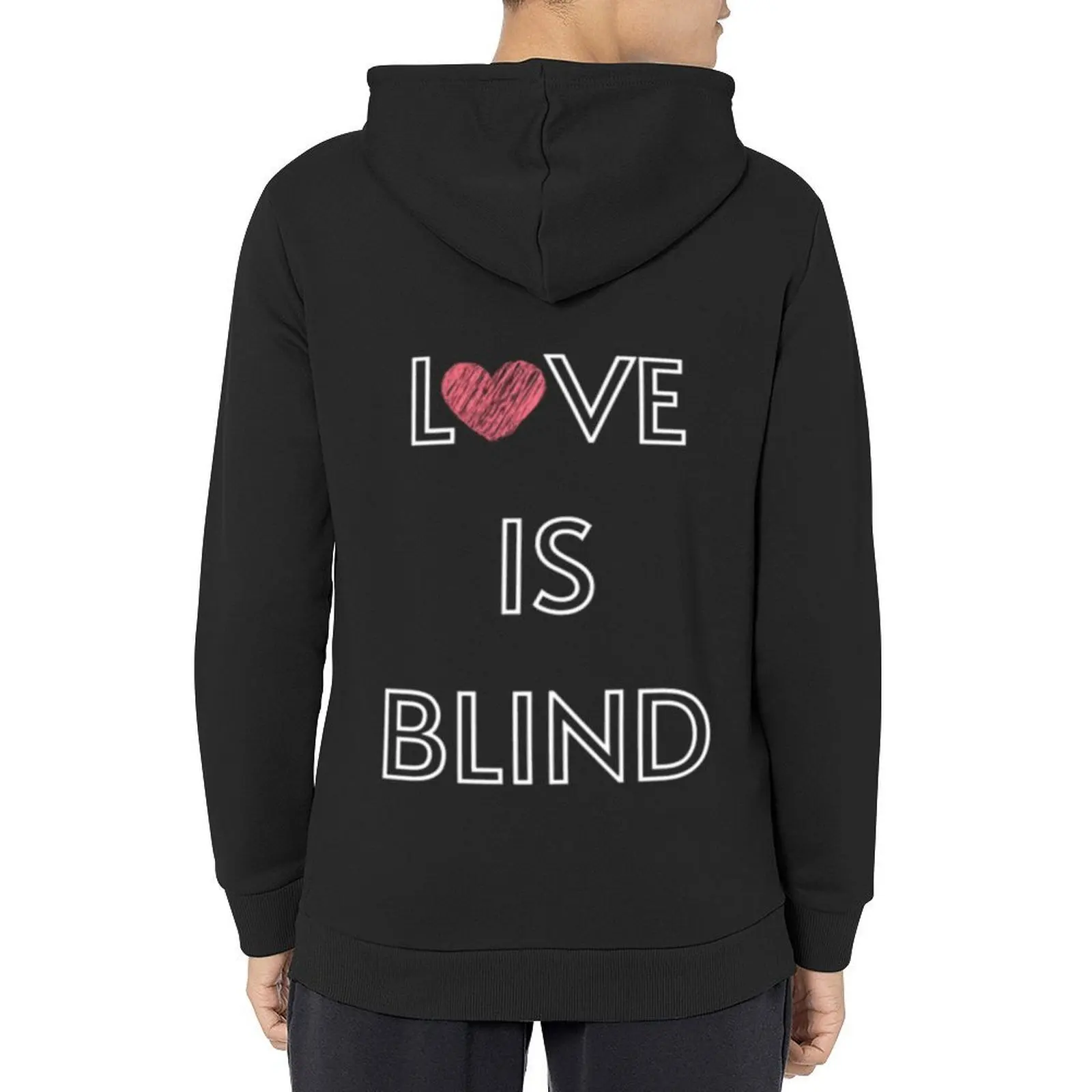 

Love Is Blind Hoodie autumn jacket men autumn clothes anime clothing autumn tracksuit