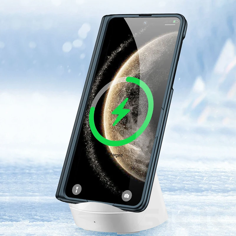 Zawias magnetyczny W zestawie Etui pancerne do Huawei Mate X6 Zewnętrzny uchwyt szklany Matowa twarda obudowa do Huawei Mate X3 X5 Etui — zdjęcie produktu 5