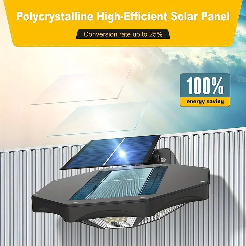 أضواء الأمن الشمسية 1/2 قطعة 168LED/6500K السيارات الغسق-فجر عن بعد/3 طرق مانعة لتسرب الماء لساحة بركة الإضاءة الاستشعار الشمسية