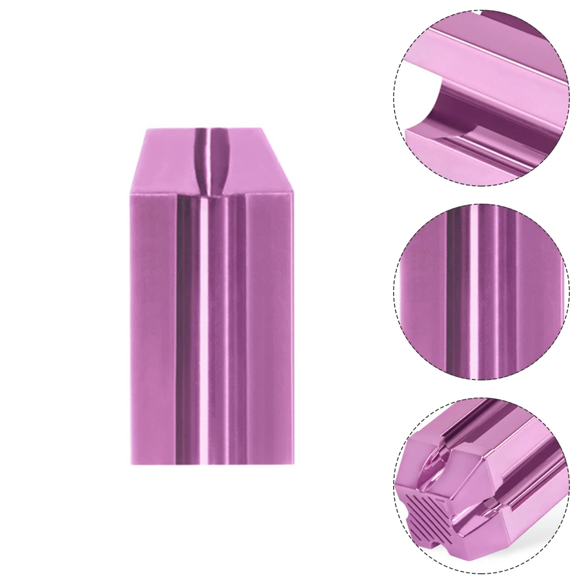 

Eyebrow Pencil Sharpener Plastic Tool 4 Sided Design Long Lasting Durable Lightweight Compact Brow Sharpening Slot Makeup Brush
