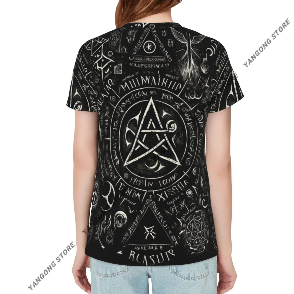 Women's T-shirt Magic Esoteric Wizard Tshirt Women Casual O-Neck Short Sleeve Tops Tees Clothing