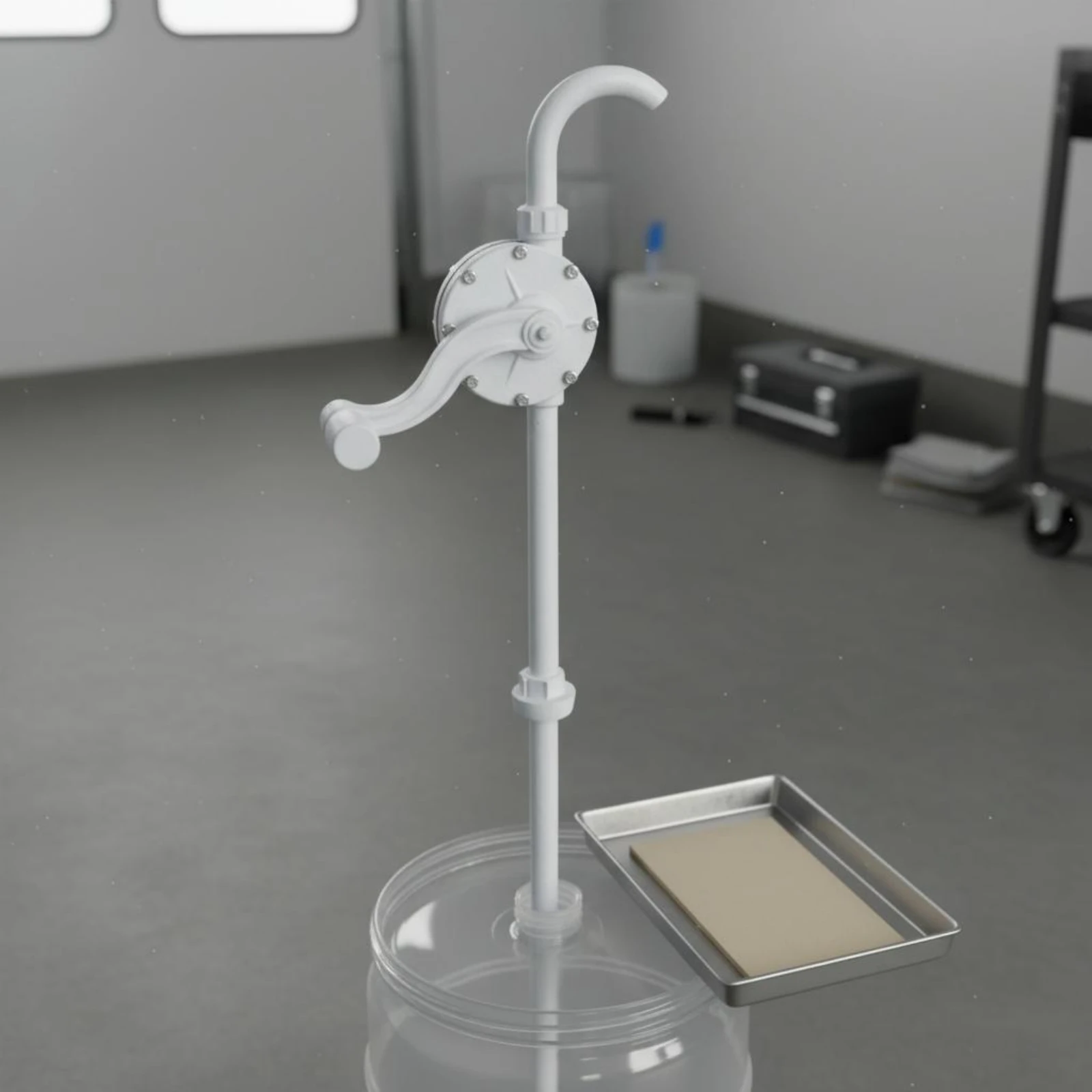 

Hand Crank Oil Pump Simple Operation Aluminum Alloy Hand Pump Fluid Transfer Tool Portable Industrial Equipment High Flow