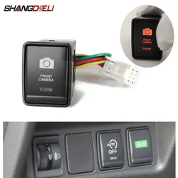 Car LED DRL Light Power On Off Front Camera Switch Push Button for Nissan X-Trail Quashqai J11 Terra Altima NP300 Navara