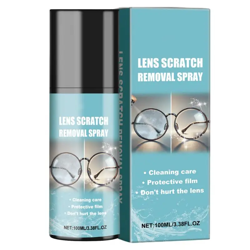 100ml Glasses Lens Scratch Removal Spray Camera Screen Cleaner Repair Dust Oil Cleaner Household Anti Fog Glass Repair Liquid