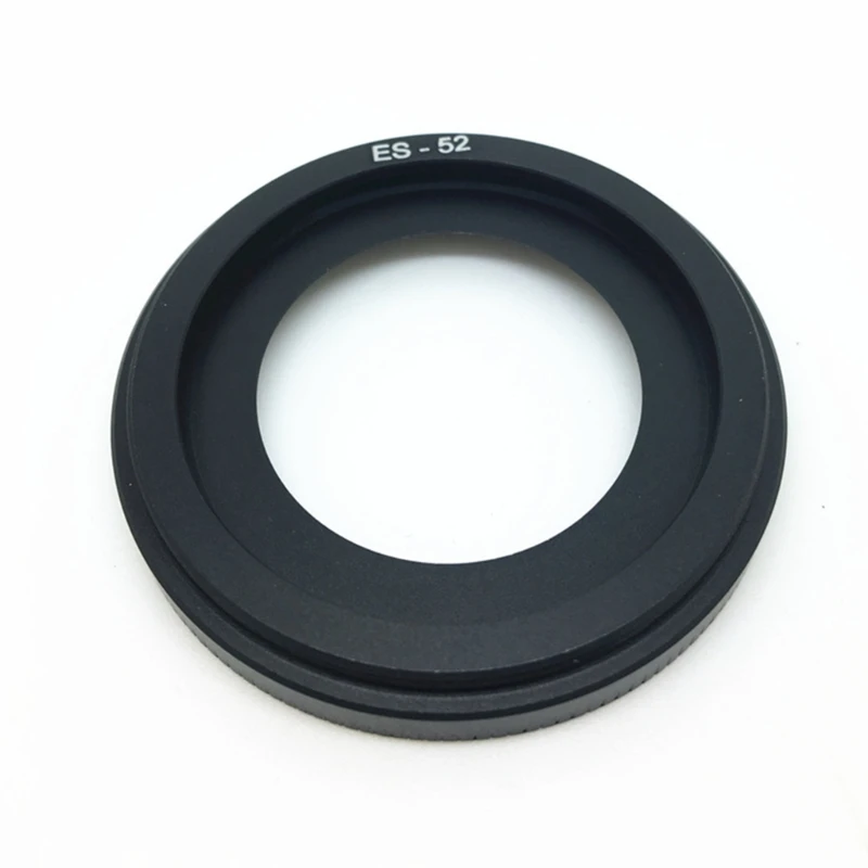 المهنية ES-52 عدسة هود مكافحة وهج ظلة ل EF40mm f/2.8 100D كاميرات عدسة غطاء ES52 سبائك الألومنيوم