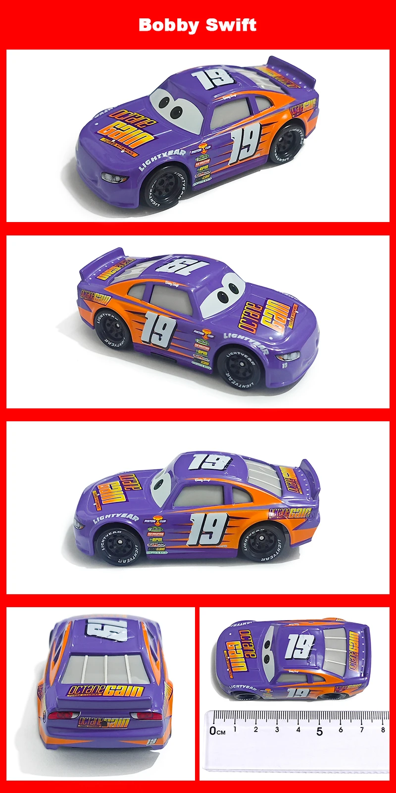 Pixar Cars 2 Cars 3 Pixar Cars Metall-Diecast-Modellautos Lightning McQueen Legierung Rennwagen-Serie Kinderspielzeugauto – Detail 5