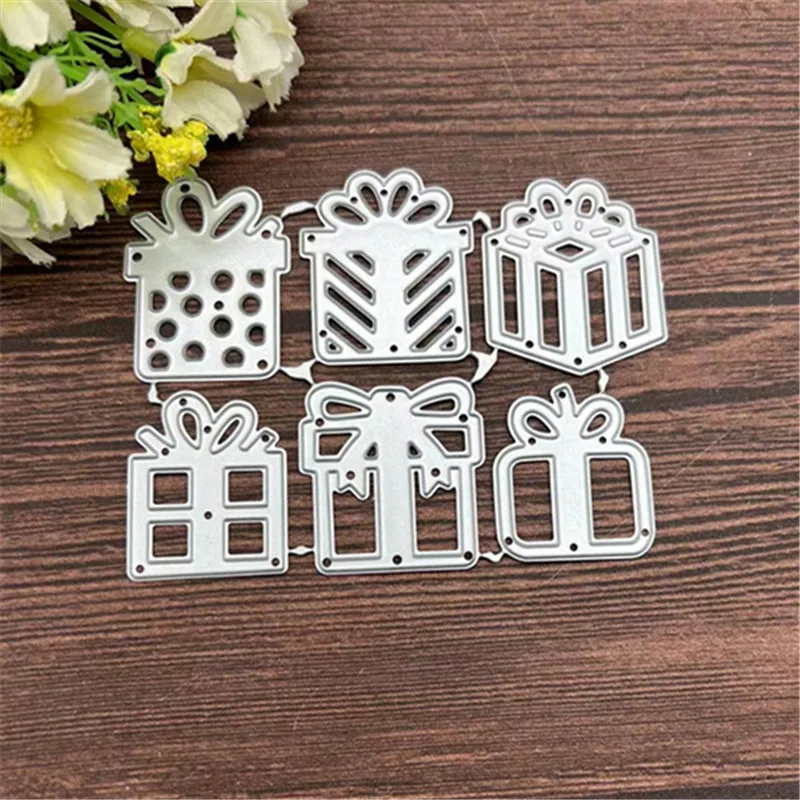 Gift box Metal Cutting Dies Stencils For DIY Scrapbooking Decorative Embossing Handcraft Template