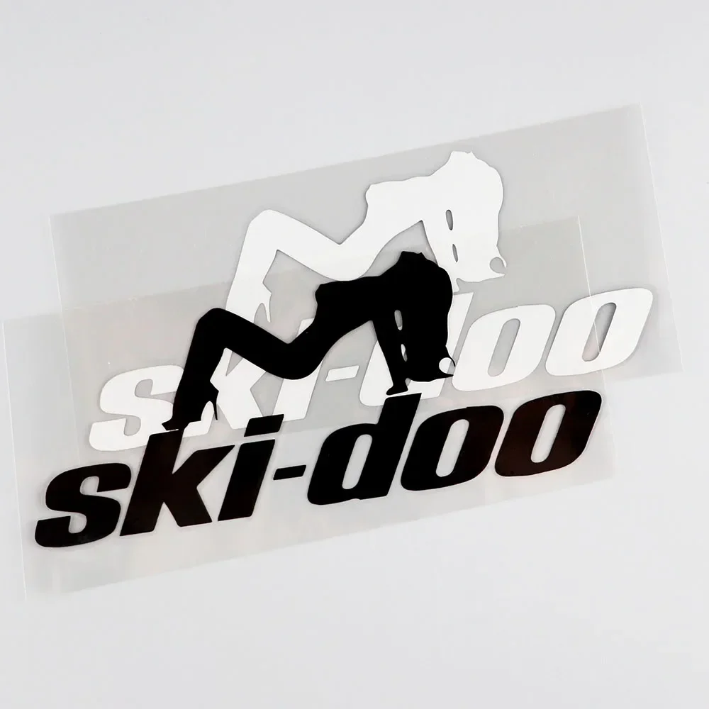 Skidoo Decals Quad Plow Snowmobie Trailer Sticker Car Sticker Car Styling Decoration Black Sliver