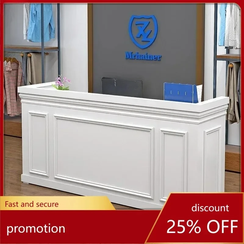 

Atmosphere Cashier Counter Clothing Store Bar Table Simple Modern Reception Desk