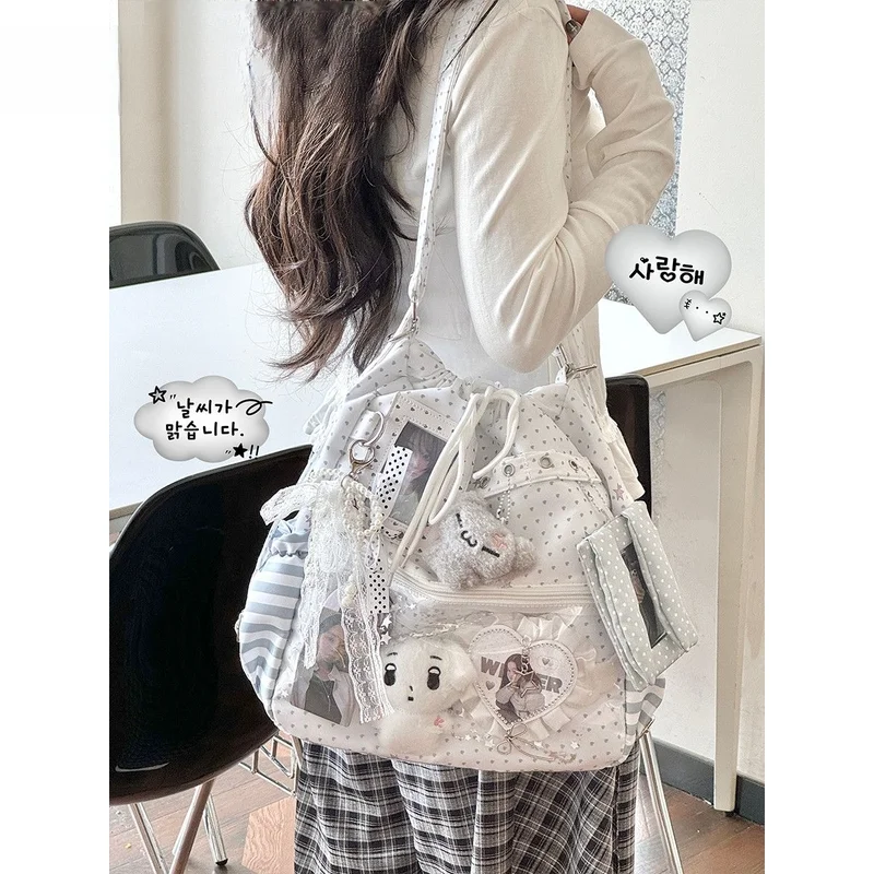 Stylish Retro Aesthetic Satchel Lightweight Durable Fashion Accessory Ideal for Students Bestie Gift Photo Prop