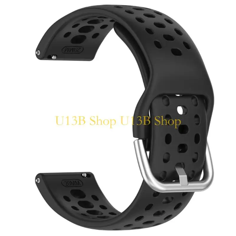 

U13B Stylish 20mm Breathable Belt Watchband For Active 2 Waterproof Bracelets Straps