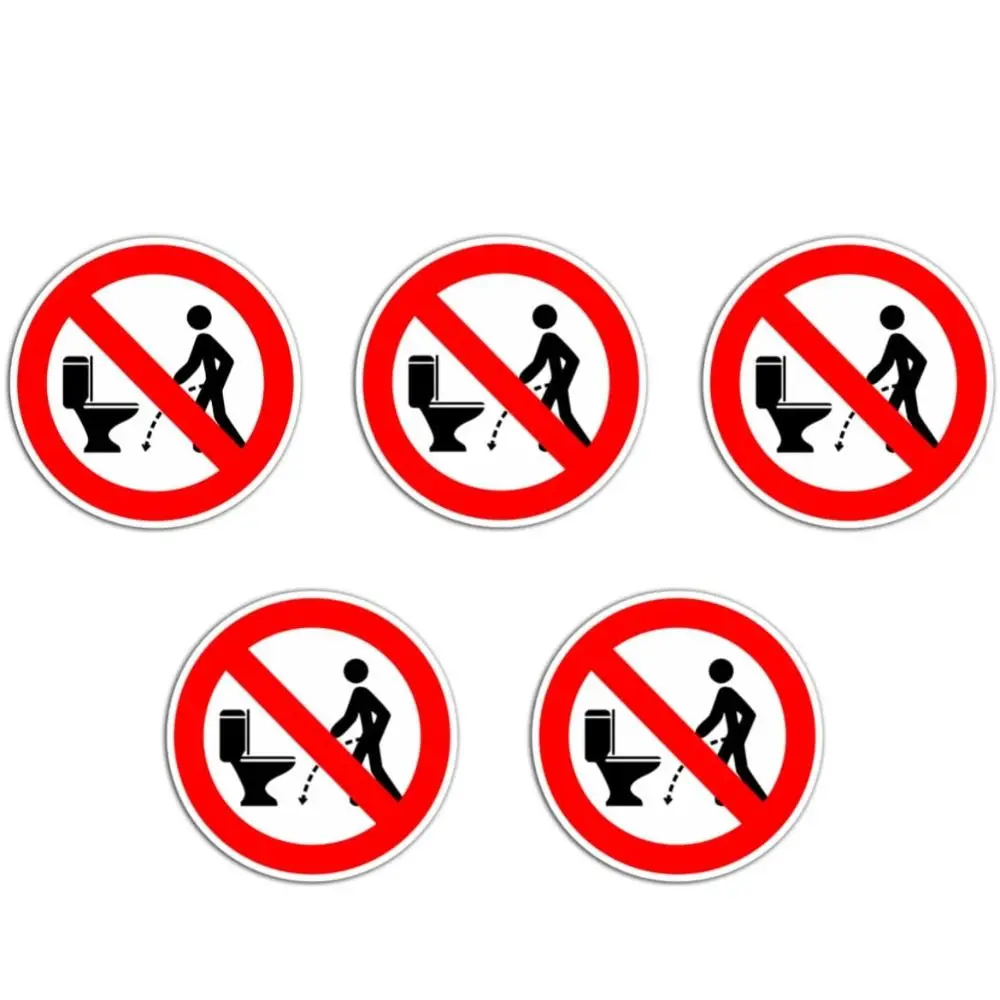 PVC Fun and Civilized Car Stickers No Farting Stickers Logo Stickers Dog Peeing Is Forbidden Stickers Car Window Sticker