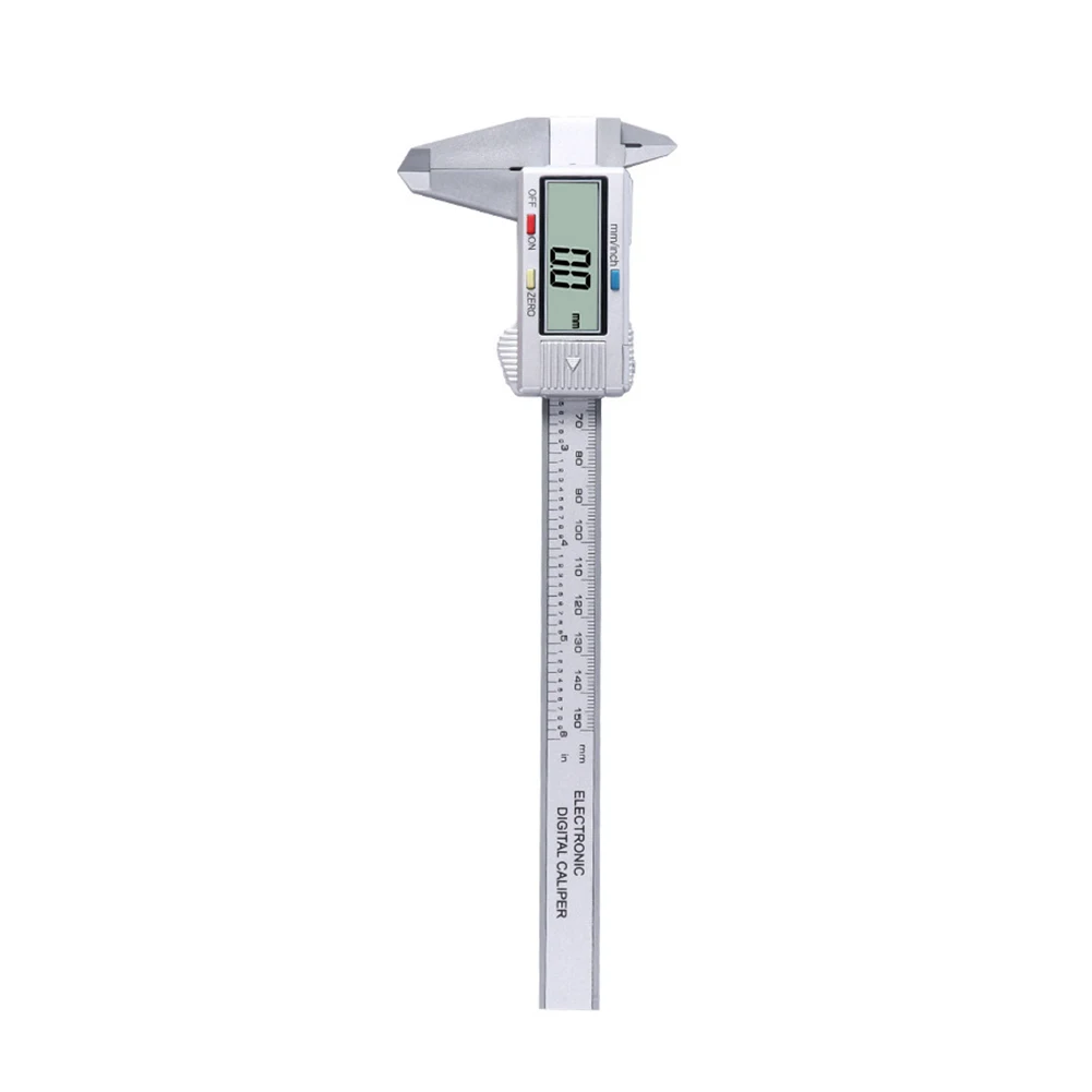 Multi-functional 0-150mm LCD Digital Depth Practical Ruler Classic Texture Electronic Vernier Calipers Gauge Micrometer