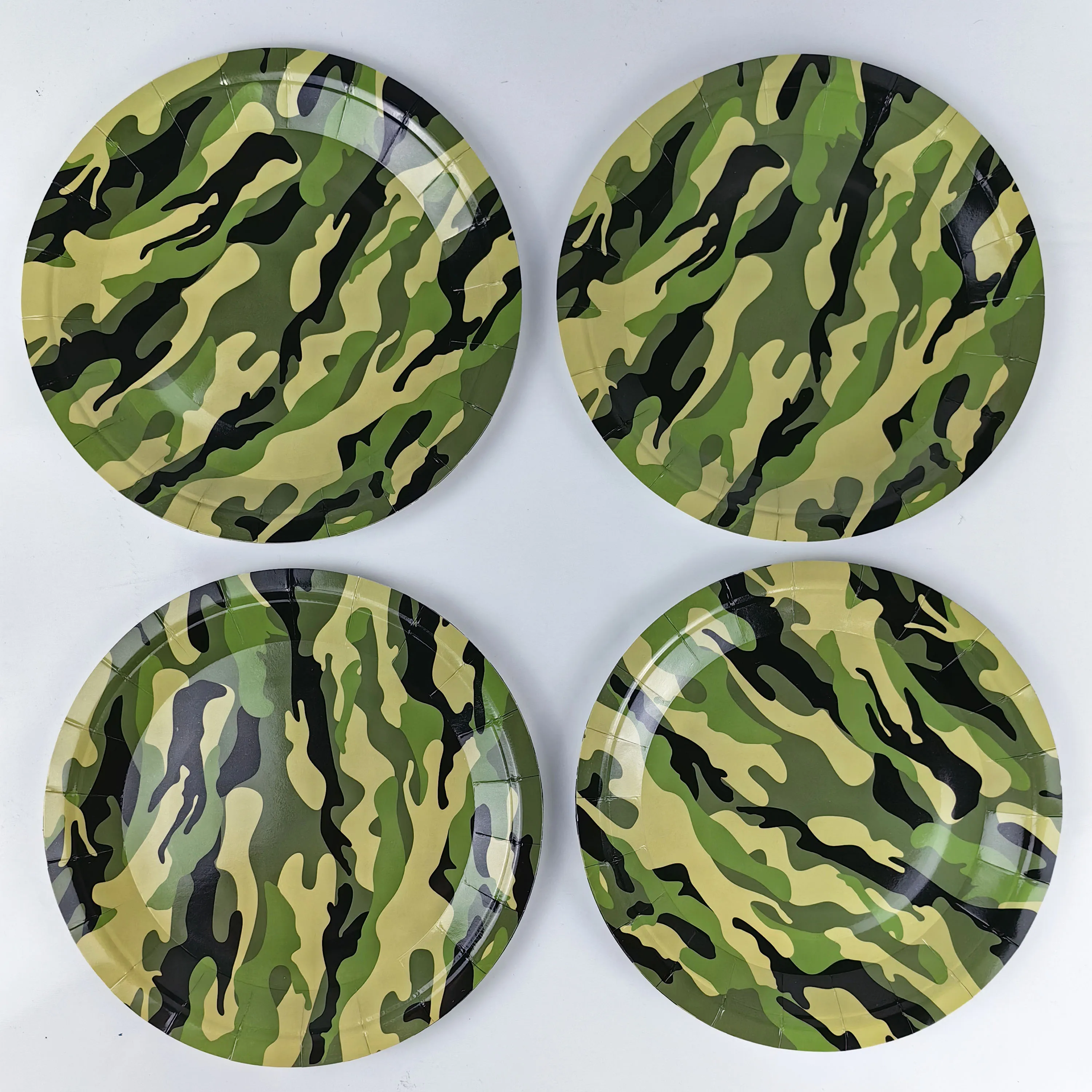 Camouflage Theme Party Tableware Banner Balloon Children Boys Military Theme Birthday Party Baby Shower Decoration Supplies