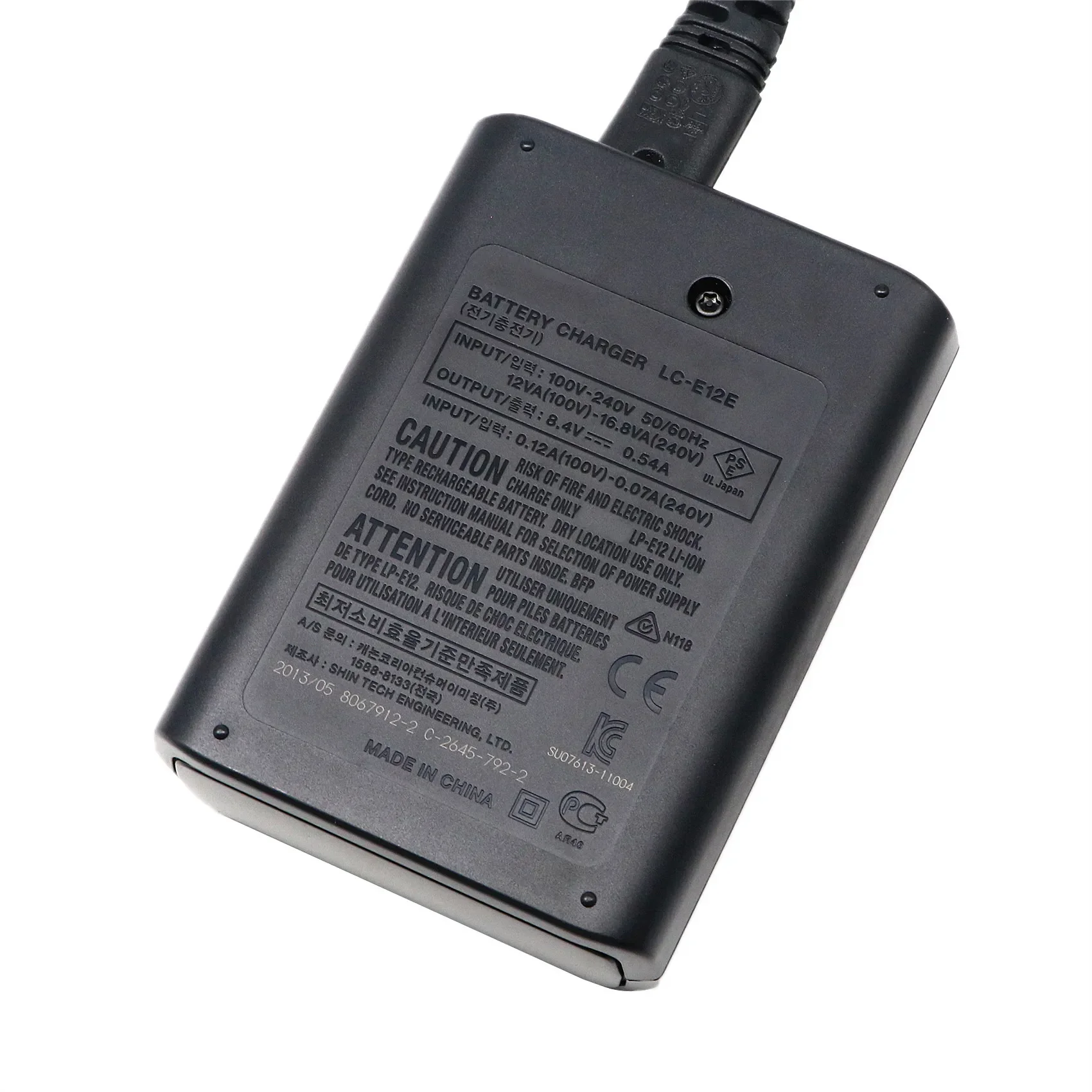 LC-E12E LCE12 Battery Charger for Canon LP-E12 LPE12 EOS-M EOS M EOS M200 M50 M50II M10 M100 100D Rebel SL1 Kiss X7 Camera