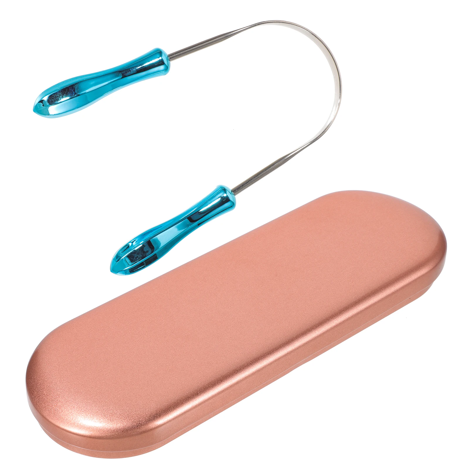 

1 set 1 Set Stainless Steel Scraper U-Shaped Oral Care Tool For Bad Breath Removal Adult Cleaning Scrapers Fresh Breath Cleaner