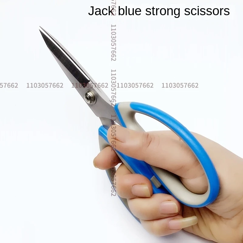 

12PCS Jack Strong Civil Scissors Household Kitchen Office Multi-functional Big Cutter Stainless Steel Rust-Proof Tailor Scissors