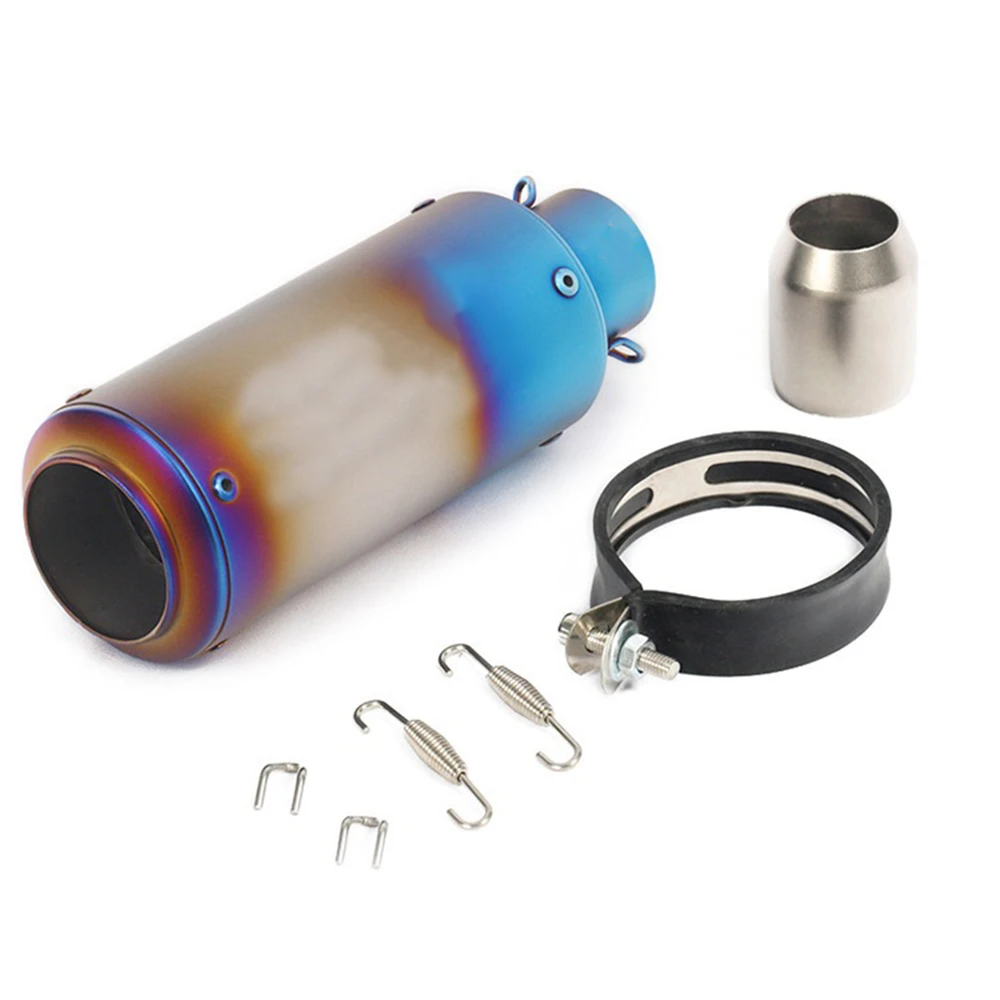 51/60 mm Universal-Motorradauspuff Inox-Schalldämpfer Kohlefaserauspuff mit DB Killer für Z900 R3 R25 MT07 MT09 R1 Z400 Z650 – Detail 9