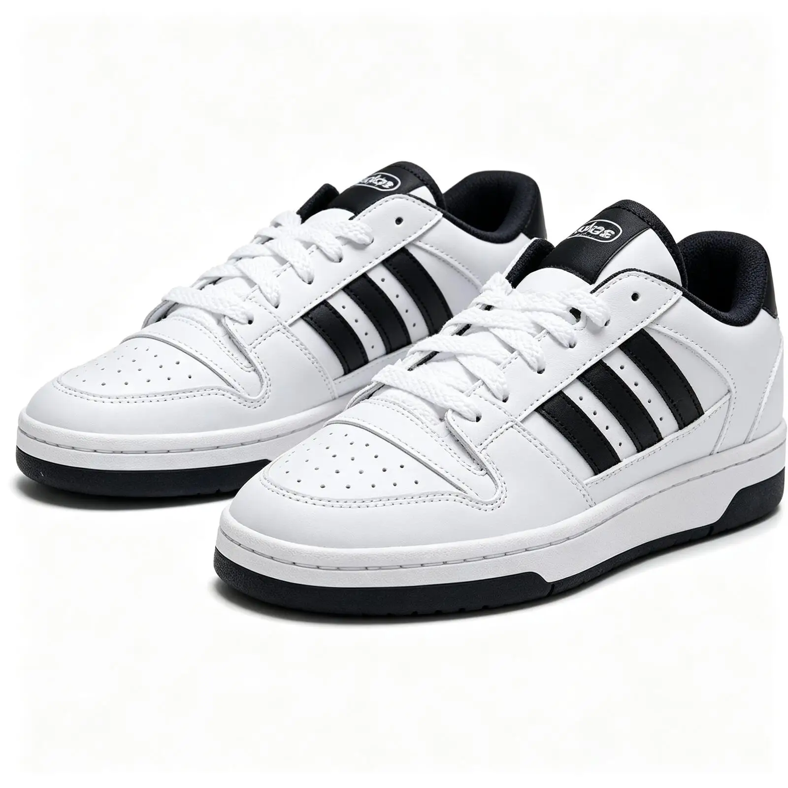  Adidas BREAK START JR324 Low‑top Board Shoes Synthetic Leather Upper Textile Lining Rubber Outsole Casual Street Sneakers