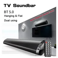 BS-41 Soundbar Echo Wall Home Theater Wireless Bluetooth Strip Speaker with Optical RCA AUX Remote Control for 3D Surround Sound