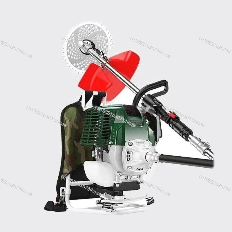 Weed Grass Cutter Multifunctional Grass Trimmer Single Cylinder Air-Cooled Four Stroke Backpack Agricultural Brush Cutter