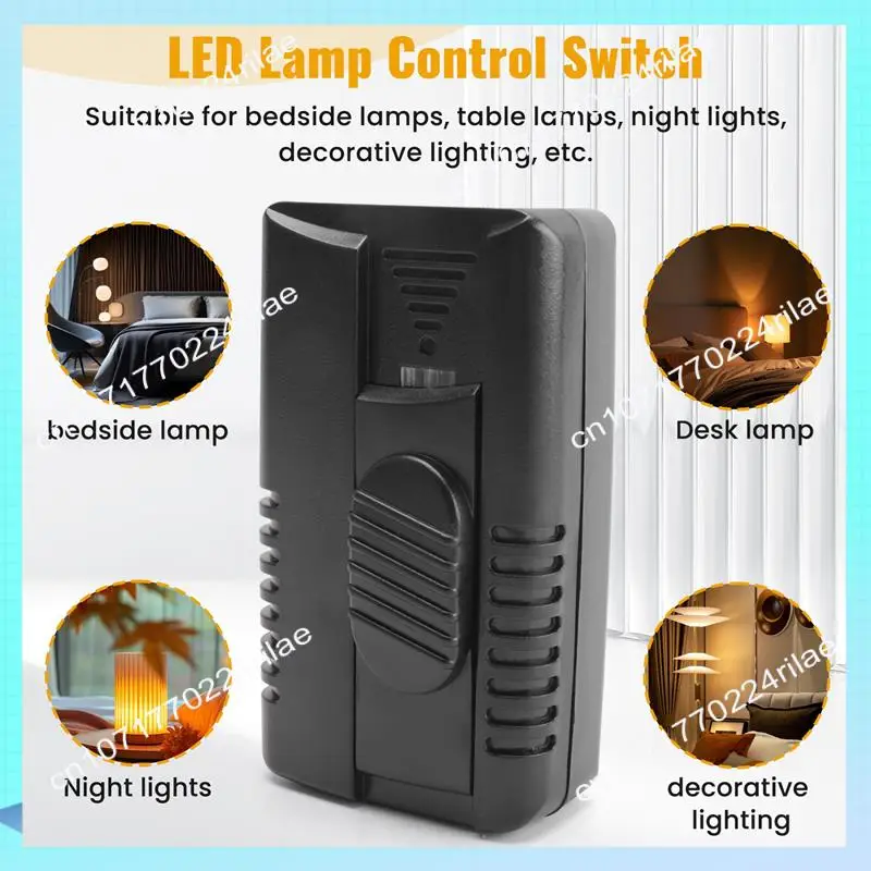 A17Z Foot Dimmer Switch Full Range Inline Slide Control Switch For Floor Light LED Lamp Incandescent Bulb 100V-120V US Plug