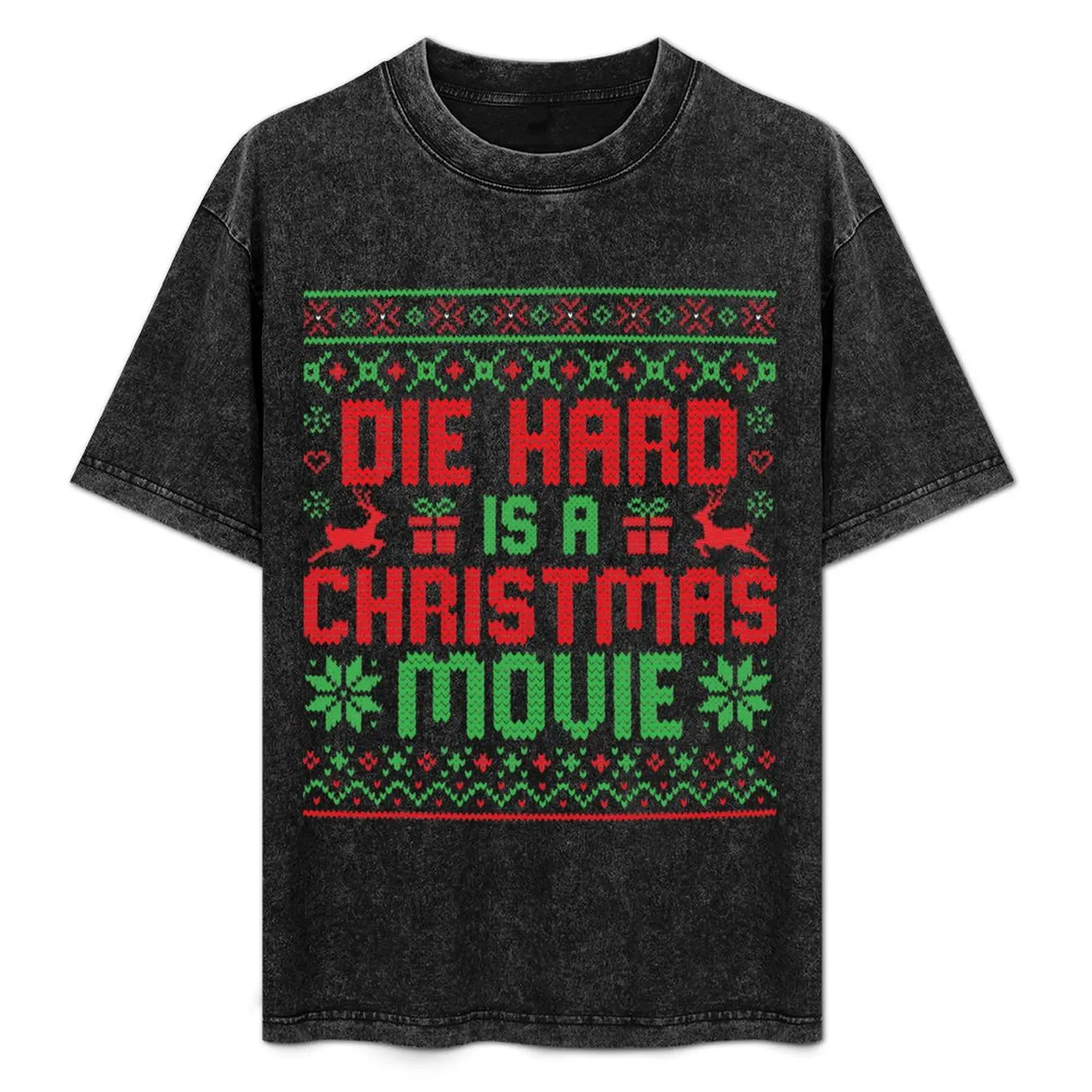 

Die-Hard Is A Christmas Movie Funny Ugly Christmas T-Shirt Man t-shirt animal prinfor boys clothes shirts men